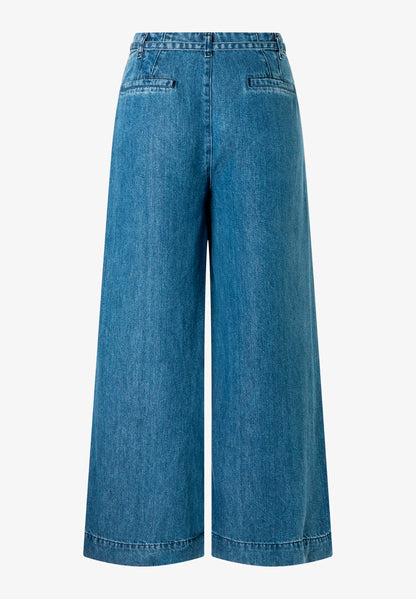 More &amp; More Middle Blue Denim Women Wide-Leg Jeans SKU: 61074200_M0962 Image 06