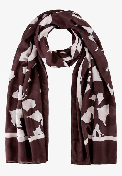 More &amp; More Mini Jacquard Women Printed Scarf SKU: 61079001_M3031 Image 03