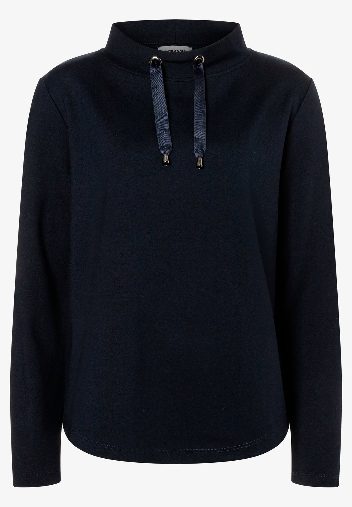 More &amp; More Marine Women Sweatshirt with Tunnel Collar SKU: 61080855_M0375 Image 03