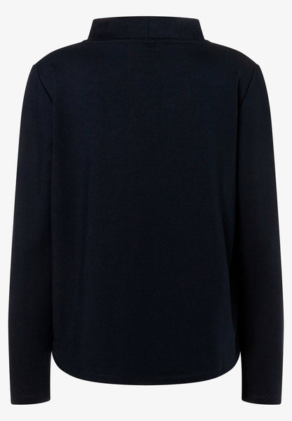 More &amp; More Marine Women Sweatshirt with Tunnel Collar SKU: 61080855_M0375 Image 04