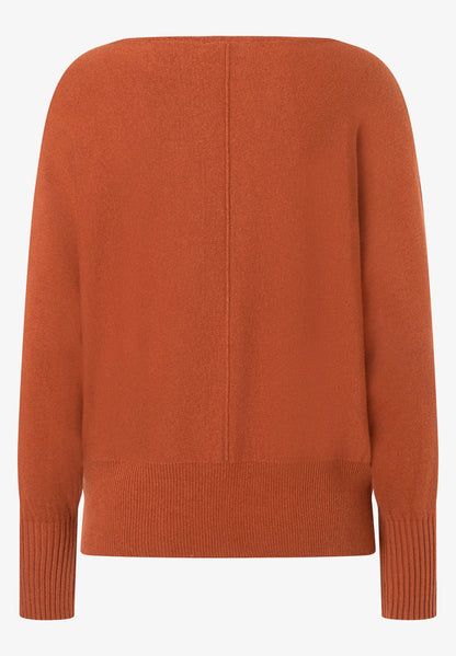 More &amp; More Cinnamon Women Fine Knit Sweater with Batwing Sleeves SKU: 61081059_M0476 Image 04
