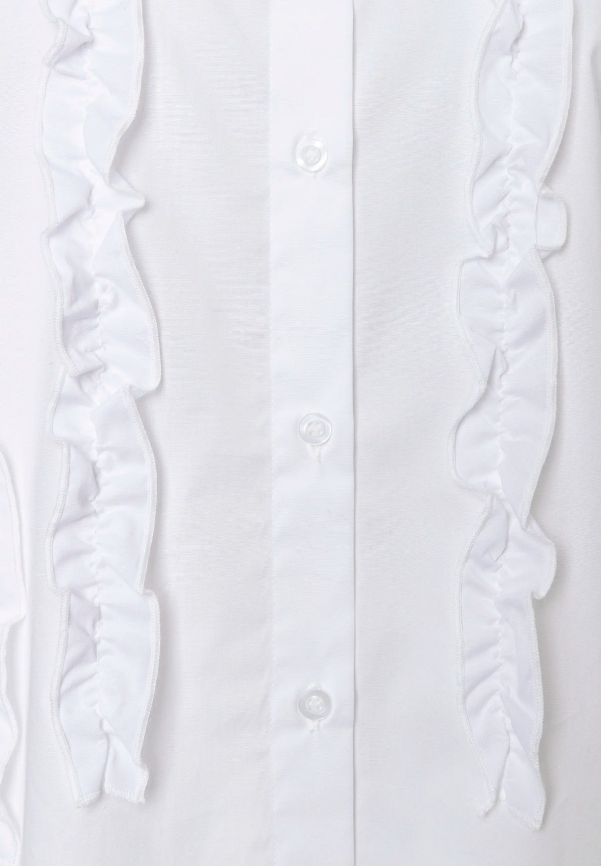 More &amp; More White Women Blouse with Ruffle Details SKU: 61082059_M0010 Image 06