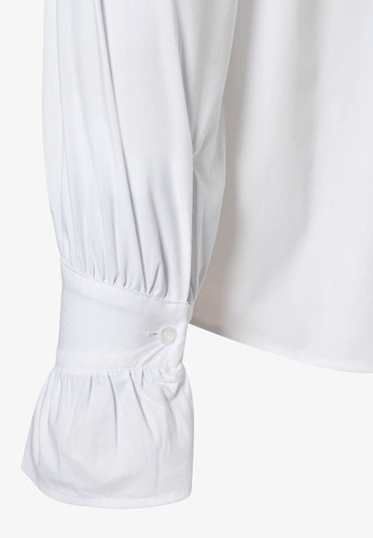 More &amp; More White Women Blouse with a Flounce on the Sleeve SKU: 61082060_M0010 Image 07