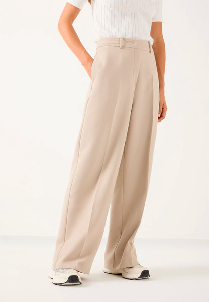 More &amp; More Pale Stone Women Straight Trousers SKU: 61084052_M0064 Image 03