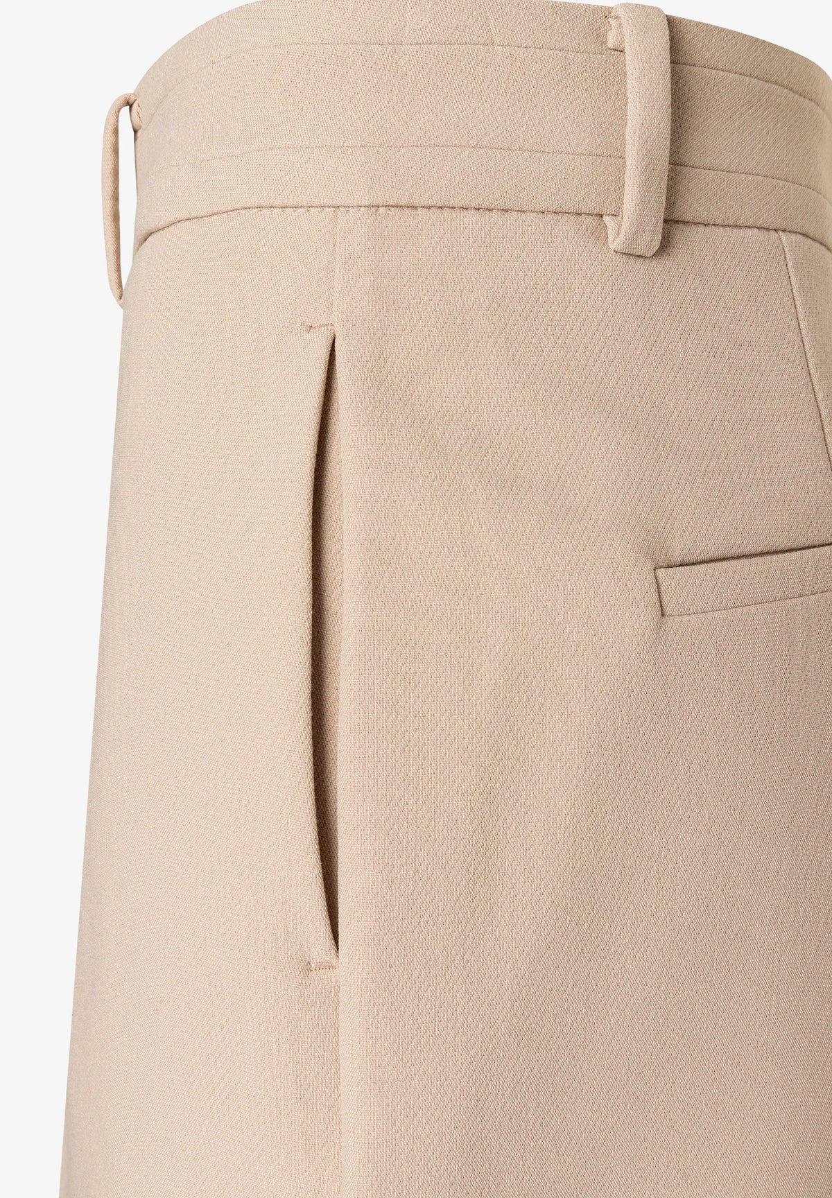 More &amp; More Pale Stone Women Straight Trousers SKU: 61084052_M0064 Image 06