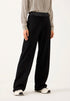 More & More Black Women Jersey Trousers with Satin Waistband SKU: 61084801_M0790 Image 01