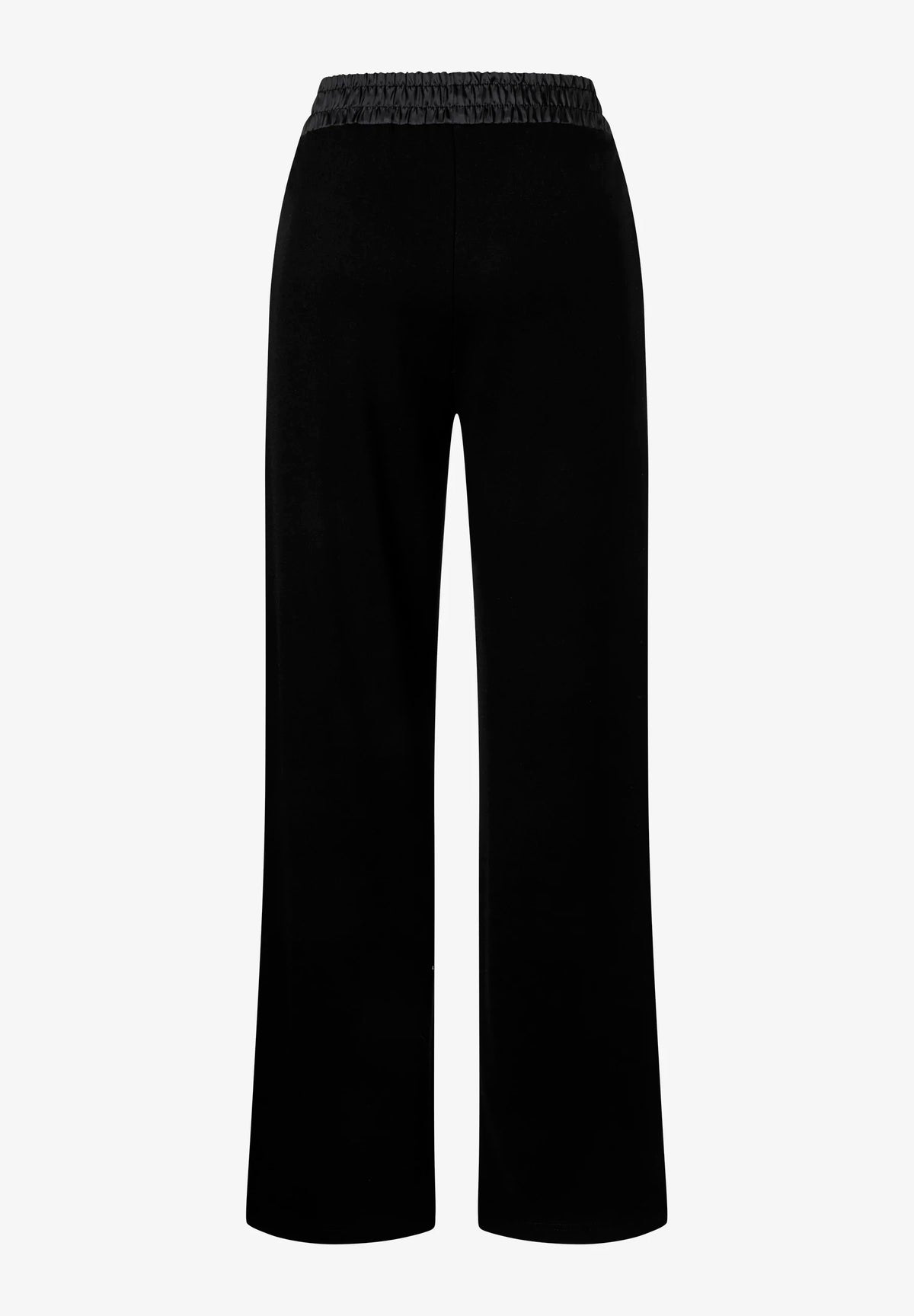 More &amp; More Black Women Jersey Trousers with Satin Waistband SKU: 61084801_M0790 Image 05