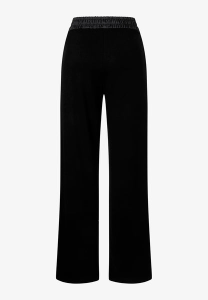 More &amp; More Black Women Jersey Trousers with Satin Waistband SKU: 61084801_M0790 Image 05