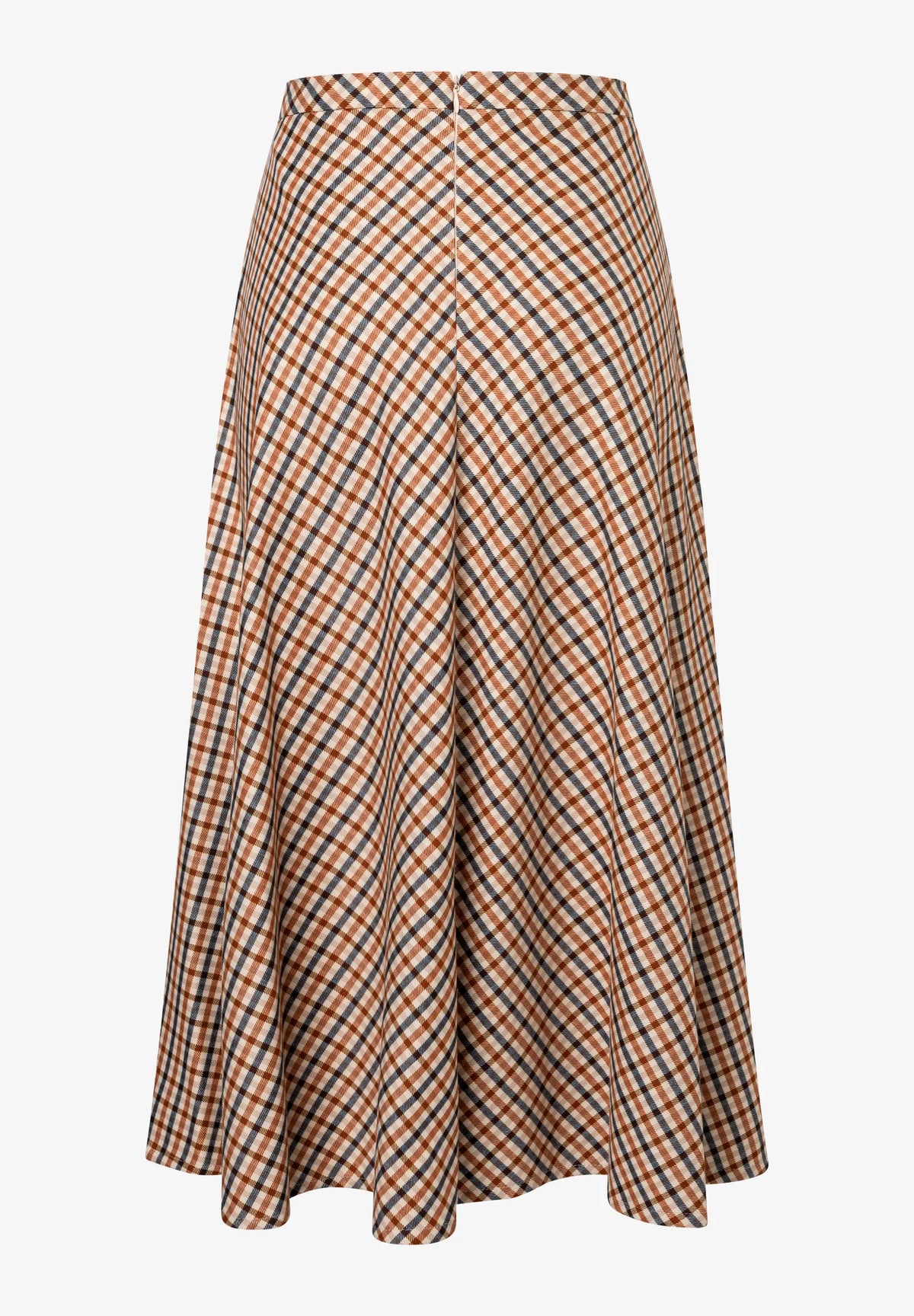 More &amp; More Wallpaper Print Women More Plaid Skirt SKU: 61085050_M4031 Image 05
