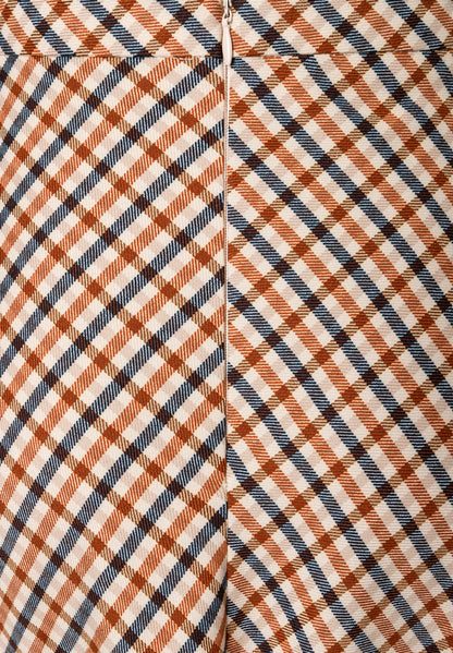 More &amp; More Wallpaper Print Women More Plaid Skirt SKU: 61085050_M4031 Image 06