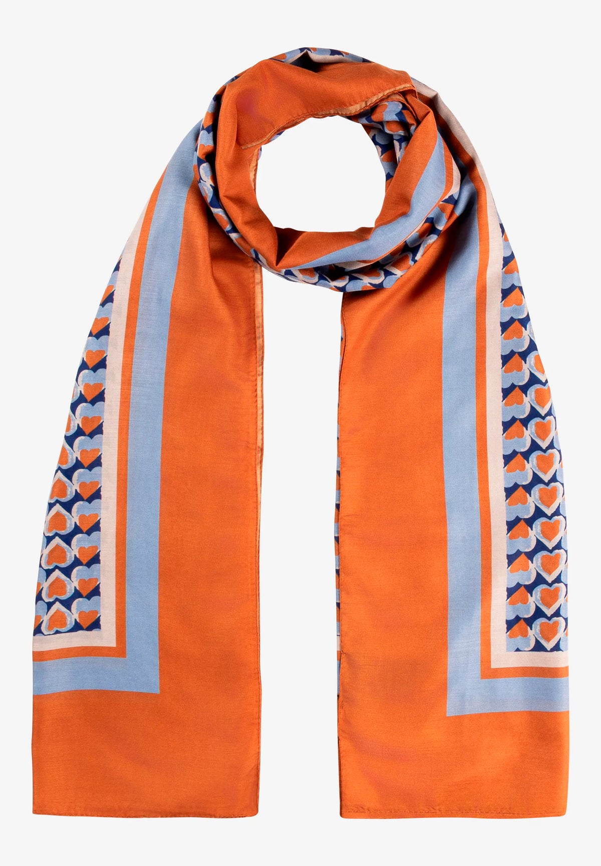 More &amp; More Heart Print Women Scarf with Heart Print SKU: 61089010_M4350 Image 03