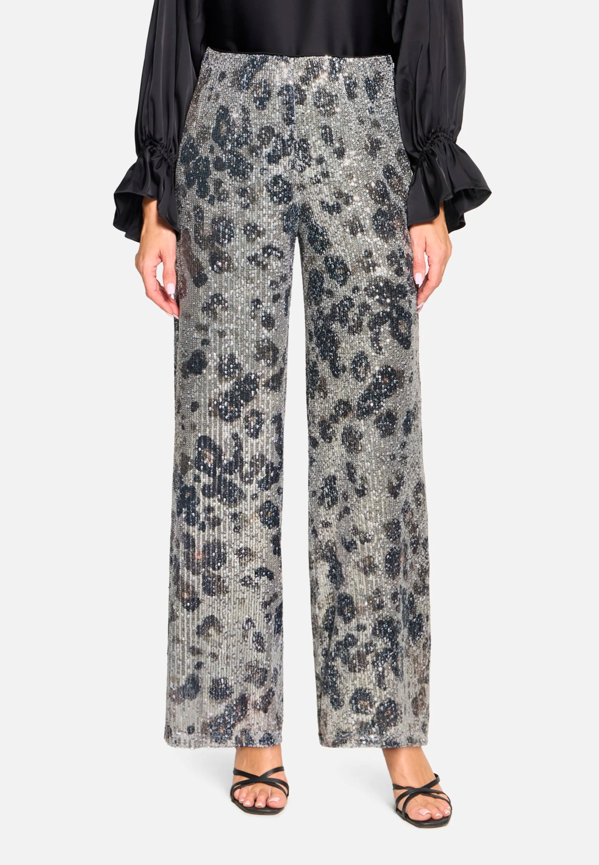 Betty Barclay_Beige/Taupe_Marlene Trousers in a Glitter Look_6109-1655_7874_02