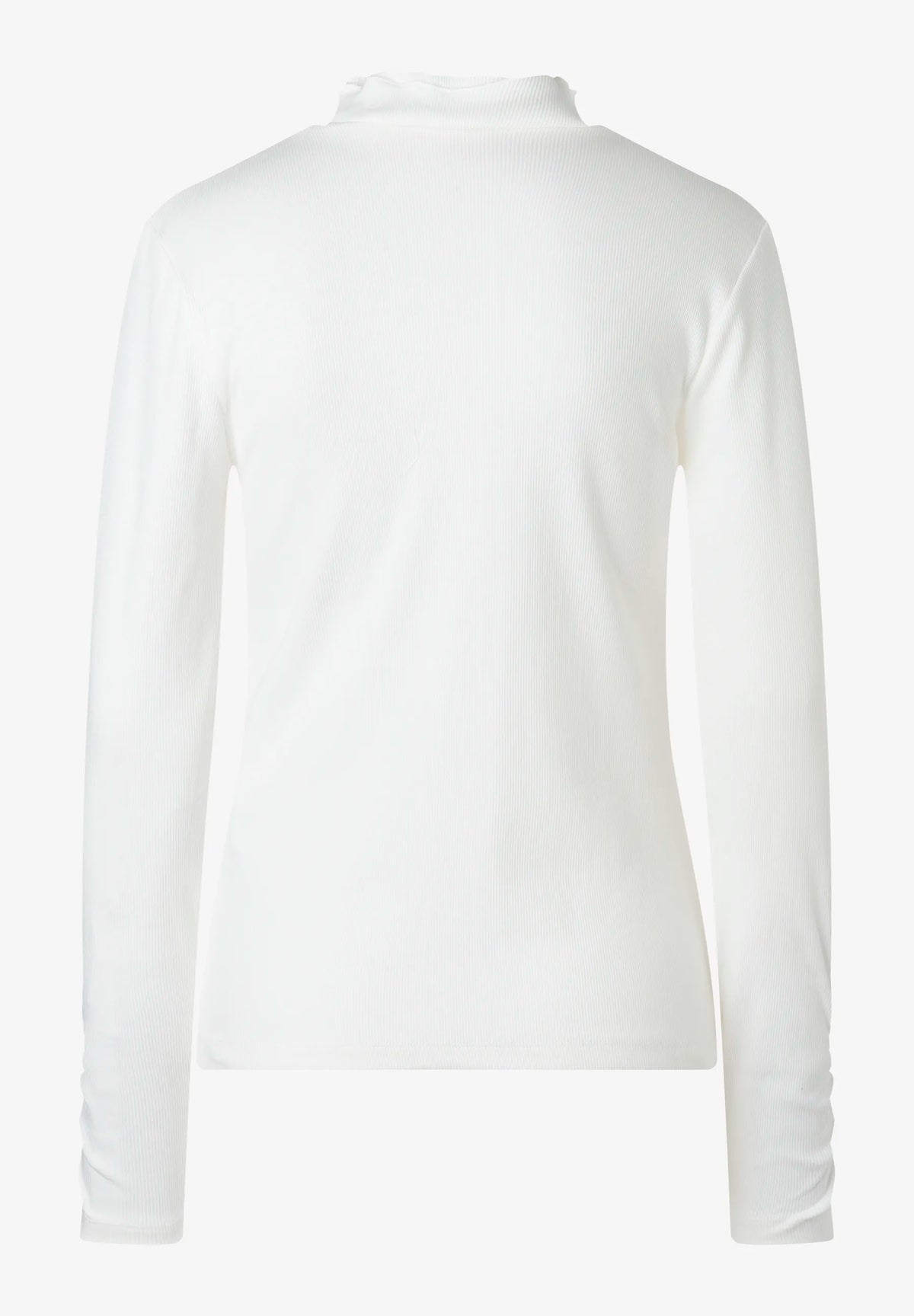 More &amp; More Off White Women Ribbed Top SKU: 61090005_M0041 Image 04