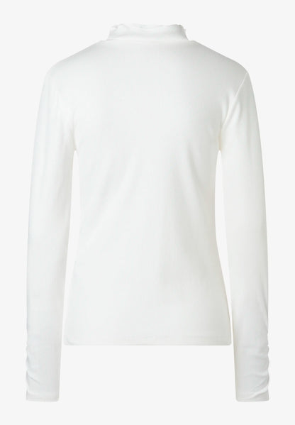 More &amp; More Off White Women Ribbed Top SKU: 61090005_M0041 Image 04