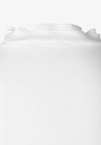 More &amp; More Off White Women Ribbed Top SKU: 61090005_M0041 Image 05