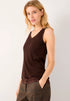 More & More Espresso Brown Women Top with Lace Hem SKU: 61090057_M0279 Image 01