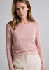 More & More Mellow Rose Women T-Shirt with Lace Hem SKU: 61090082_M0858 Image 01