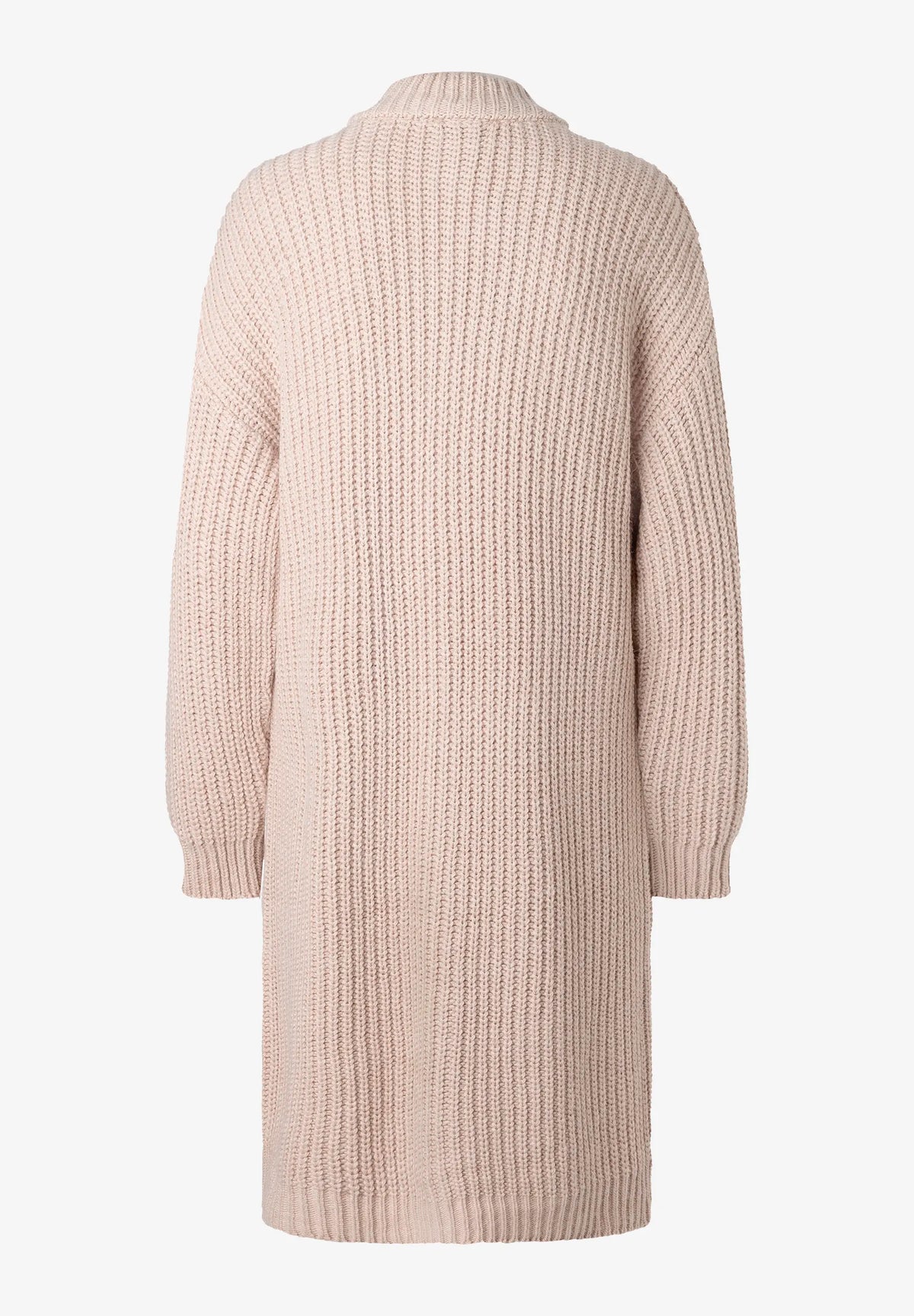 More &amp; More Powder Creme Women Long Knit Coat SKU: 61091205_M0031 Image 04