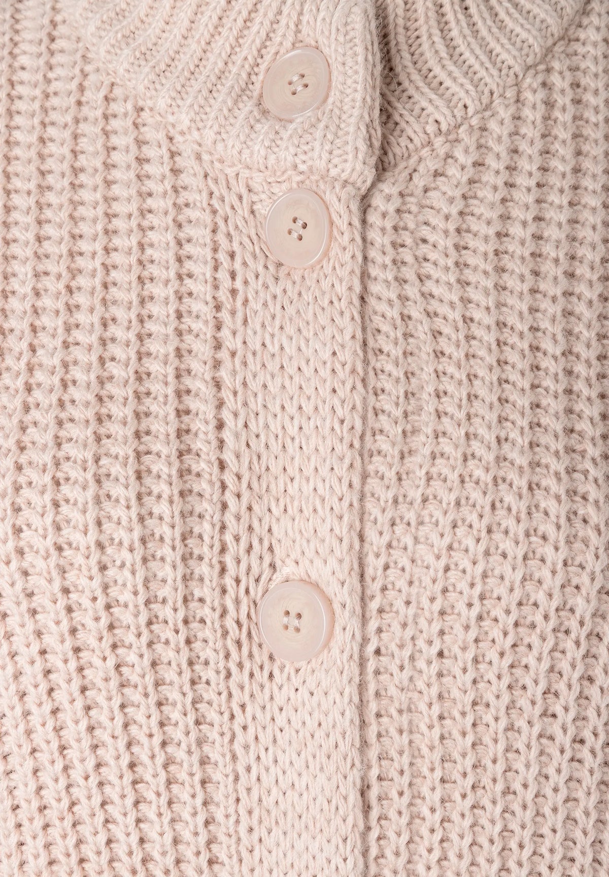 More &amp; More Powder Creme Women Long Knit Coat SKU: 61091205_M0031 Image 05