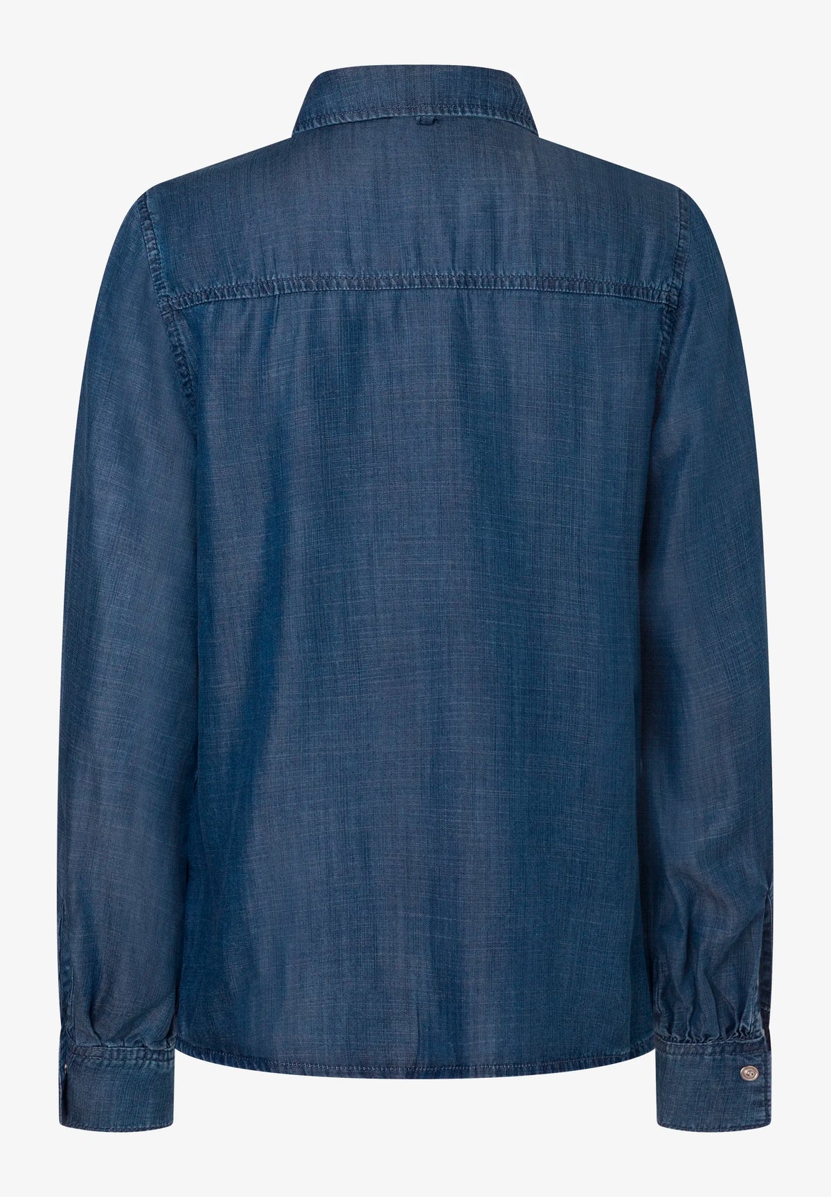 More &amp; More Middle Blue Denim Women Denim Blouse SKU: 61092200_M0962 Image 04