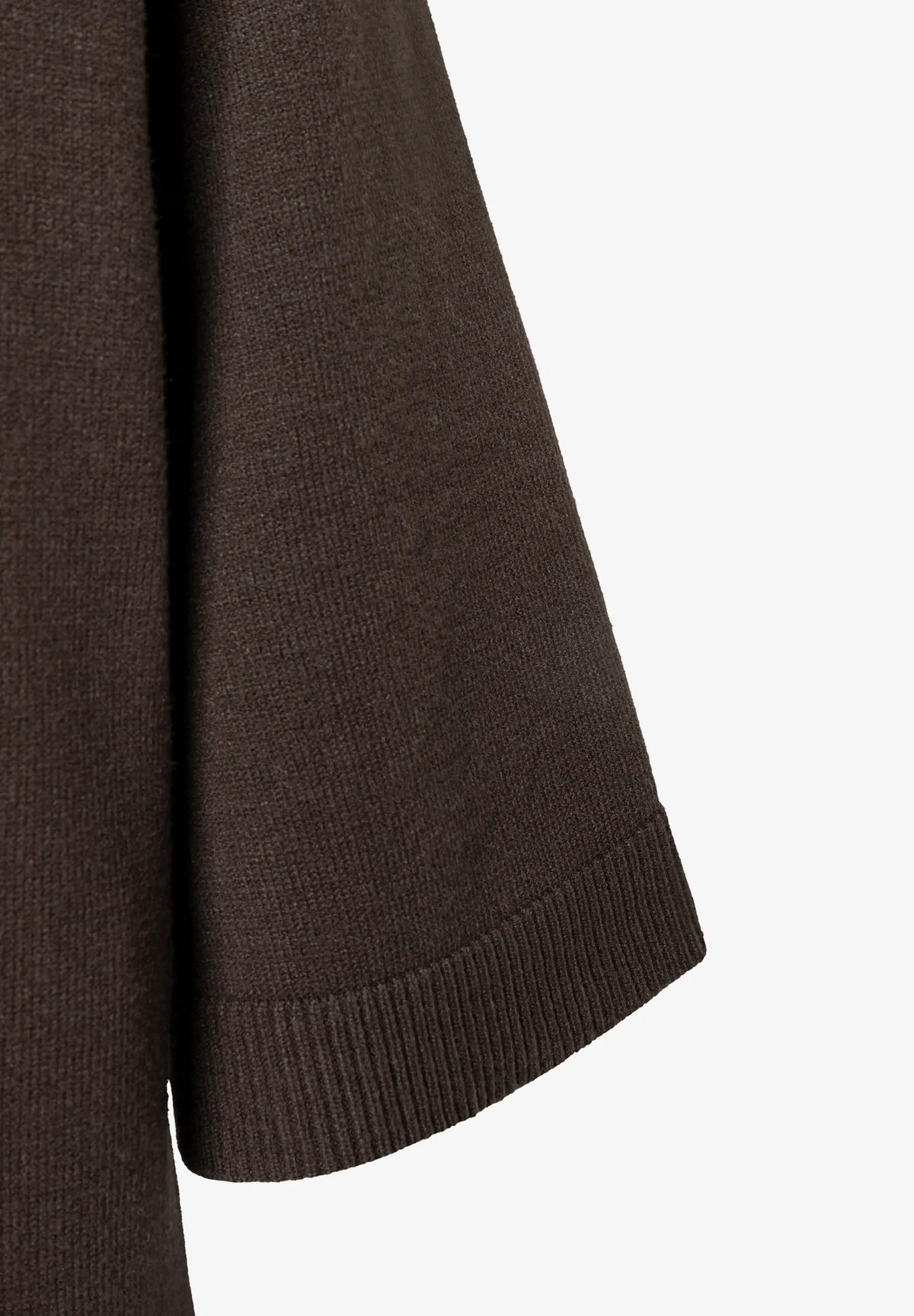 More &amp; More Espresso Brown Women Knit Dress SKU: 61093470_M0279 Image 05