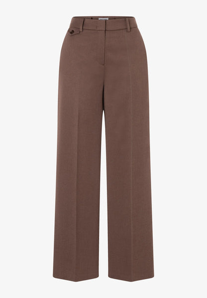 More &amp; More Two Tone Animal Print Women Wide-Leg Trousers SKU: 61094001_M2279 Image 03