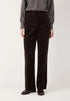 More & More Espresso Brown Women Velvet Trousers SKU: 61094005_M0279 Image 01