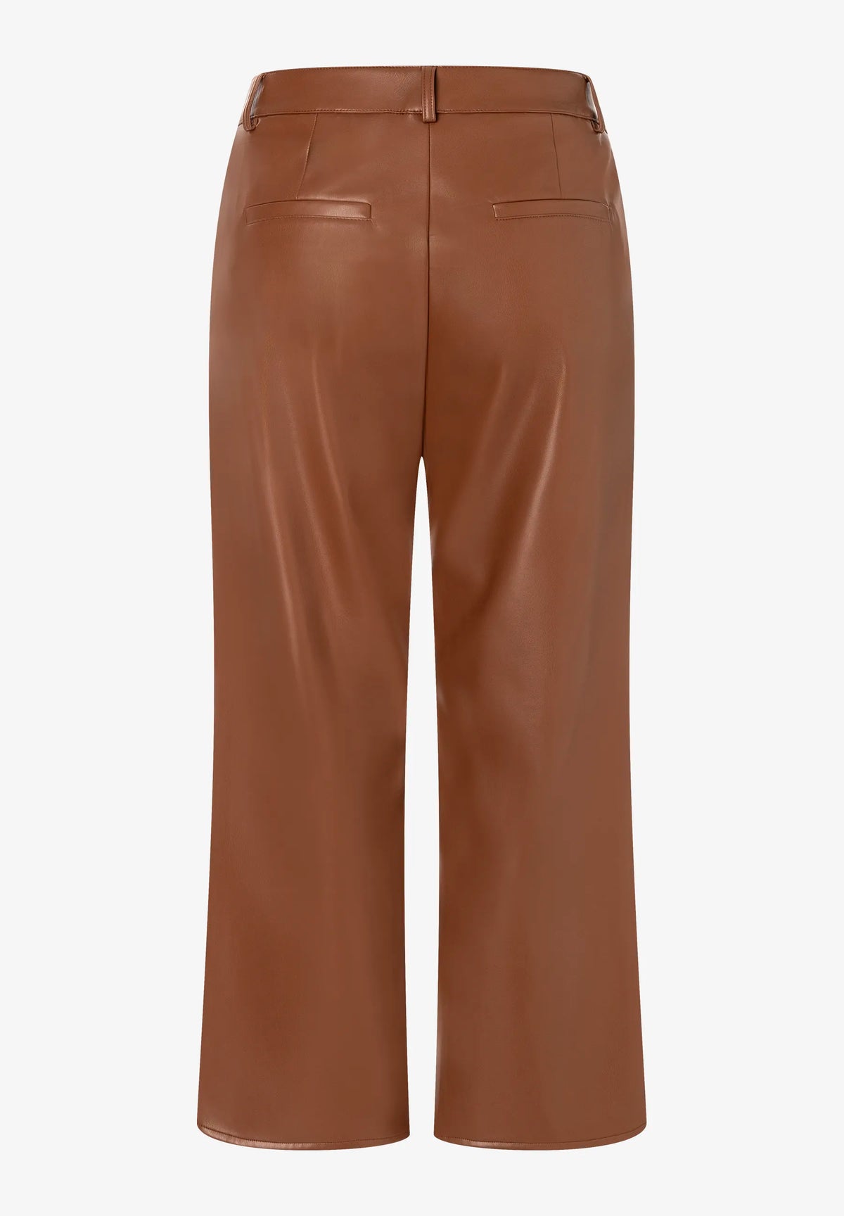 More &amp; More Espresso Brown Women Faux Leather Culottes SKU: 61094007_M0279 Image 05