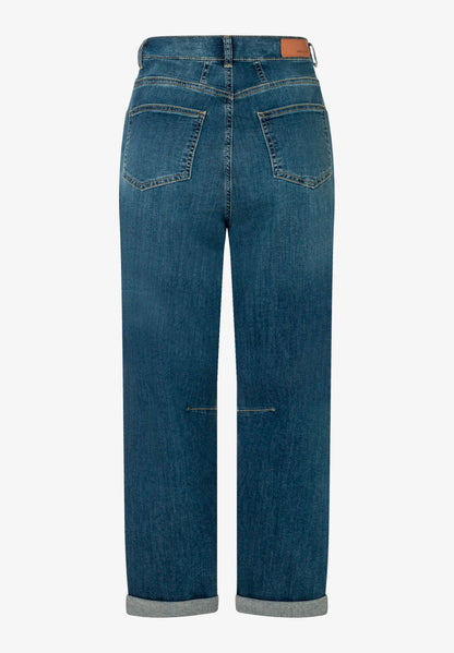 More &amp; More Middle Blue Denim Women Barrel Jeans SKU: 61094203_M0962 Image 04