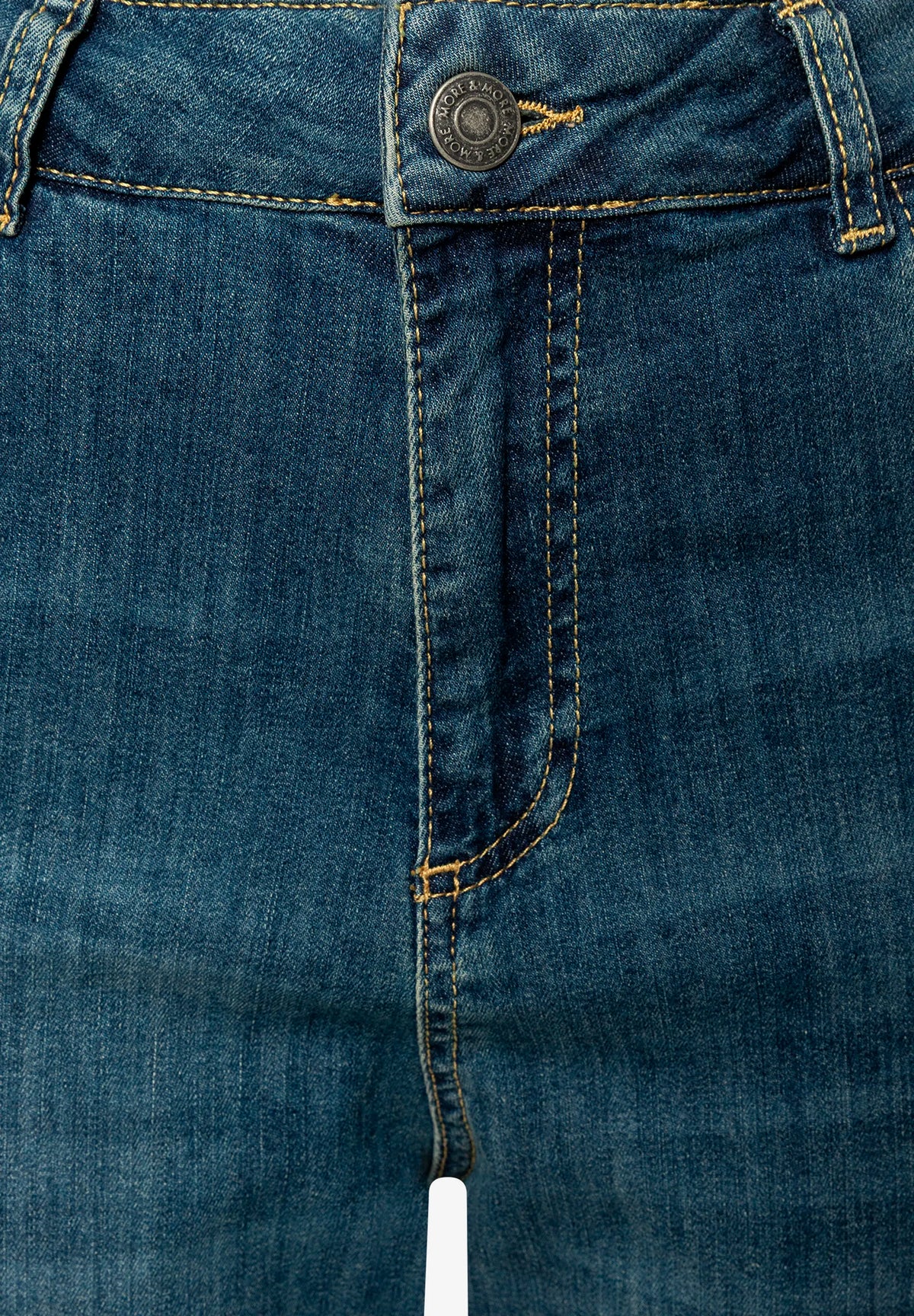 More &amp; More Middle Blue Denim Women Barrel Jeans SKU: 61094203_M0962 Image 06