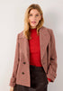 More & More Special Degrade Knit Women Checked Pea Coat SKU: 61097015_M4463 Image 01