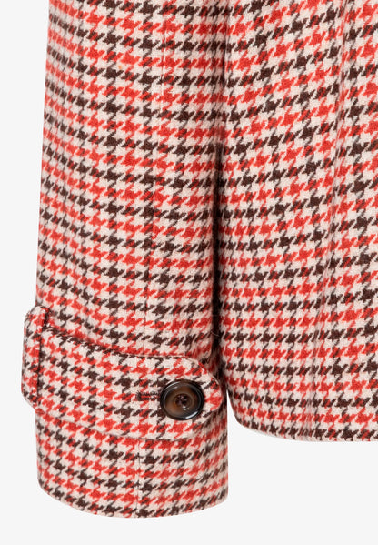 More &amp; More Special Degrade Knit Women Checked Pea Coat SKU: 61097015_M4463 Image 05