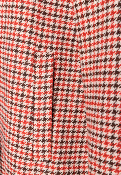 More &amp; More Special Degrade Knit Women Checked Pea Coat SKU: 61097015_M4463 Image 07