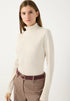 More & More Powder Creme Women Roll-Neck Top SKU: 61100060_M0031 Image 01