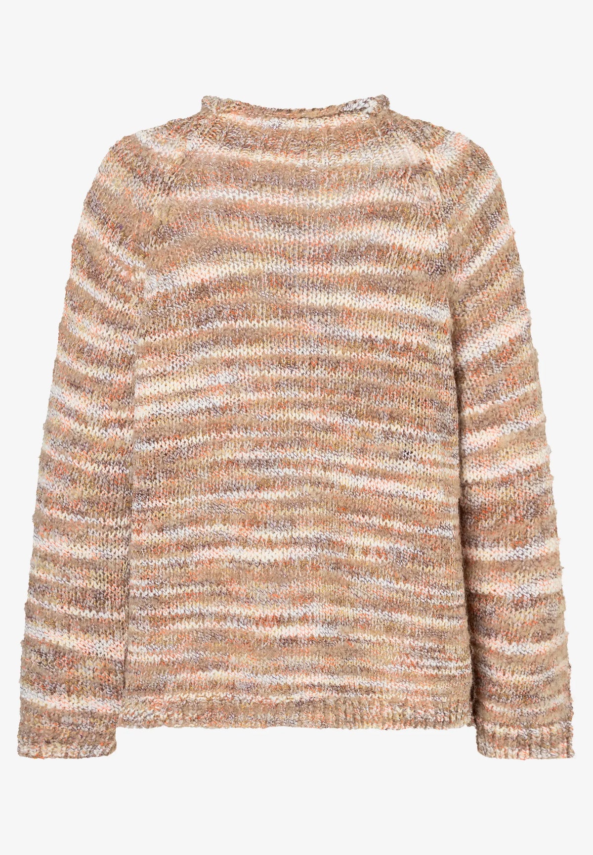 More &amp; More Rhomb Intarsia Knit Women Striped-Effect Jumper SKU: 61101050_M4244 Image 05