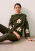 More & More Flower Intarsia Knit Women Floral Jumper SKU: 61101054_M2689 Image 01