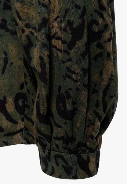 More &amp; More Modern Animal Print Women Blouse with All-Over Print SKU: 61102052_M4689 Image 06