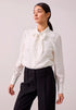 More & More Off White Women Pussy-Bow Blouse SKU: 61102059_M0041 Image 01