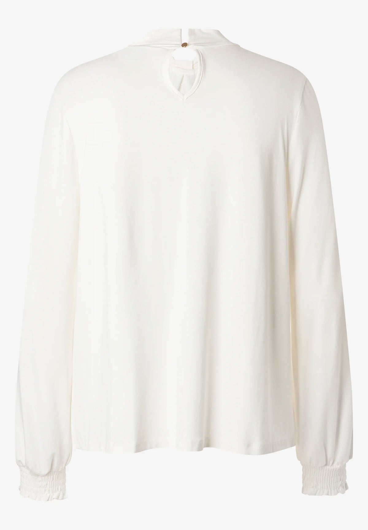 More &amp; More Off White Women Blouse with Jersey Sleeves SKU: 61102650_M0041 Image 04