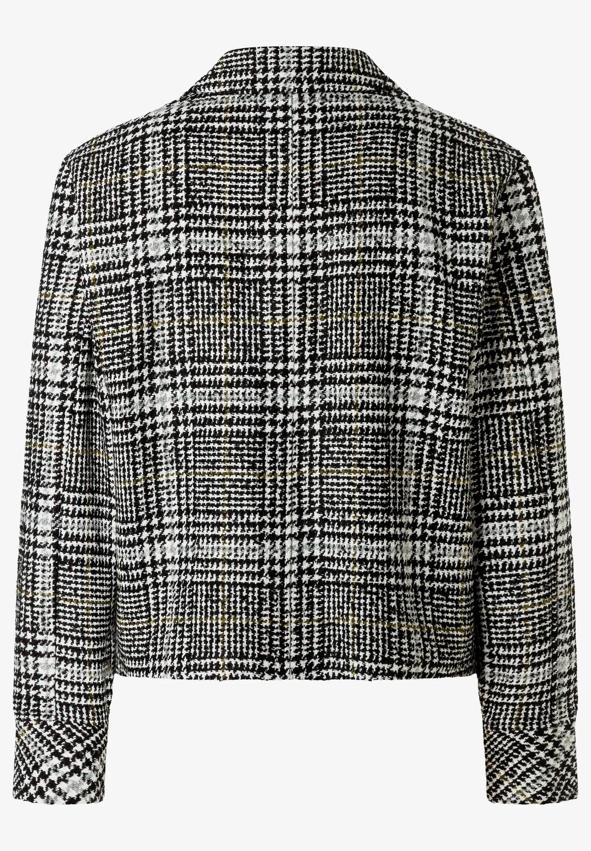 More &amp; More Coloured Flowers Women Glen Check Jacket SKU: 61106054_M4790 Image 03