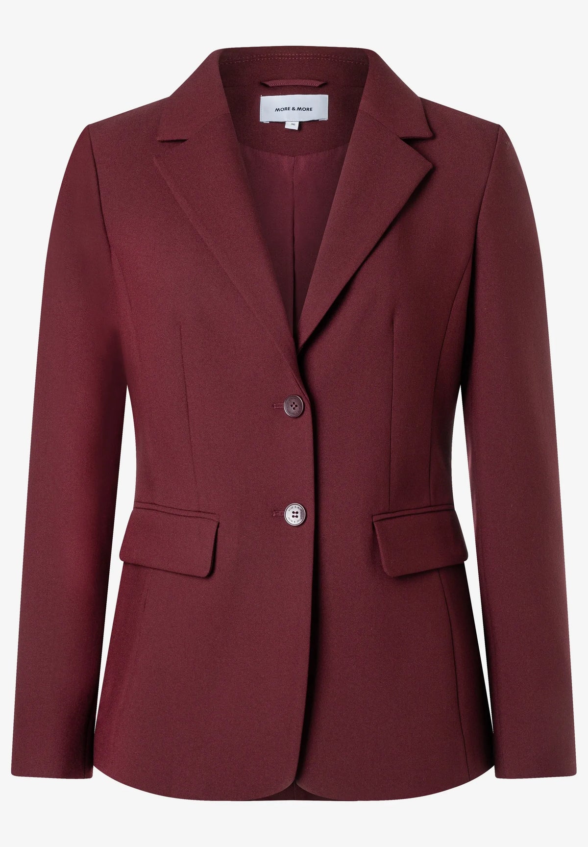 More &amp; More Pomegranate Red Women Blazer SKU: 61106058_M0561 Image 05