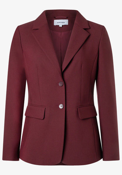 More &amp; More Pomegranate Red Women Blazer SKU: 61106058_M0561 Image 05