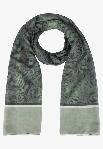 More &amp; More Modern Animal Print Women Printed Scarf SKU: 61109010_M4689 Image 03
