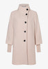 More & More Powder Creme Women Short Coat with Stand-Up Collar SKU: 61147006_M0031 Image 01