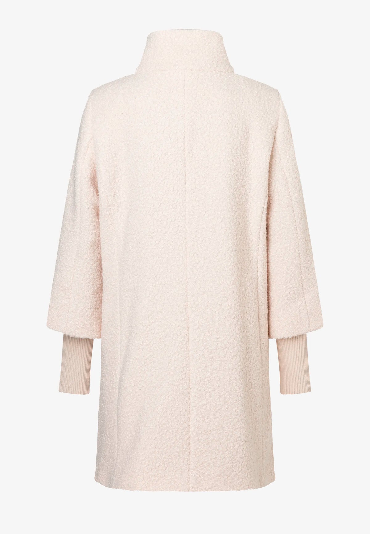 More &amp; More Powder Creme Women Short Coat with Stand-Up Collar SKU: 61147006_M0031 Image 02