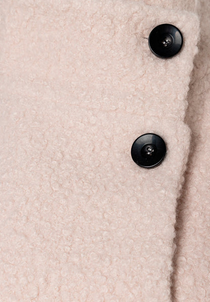 More &amp; More Powder Creme Women Short Coat with Stand-Up Collar SKU: 61147006_M0031 Image 03
