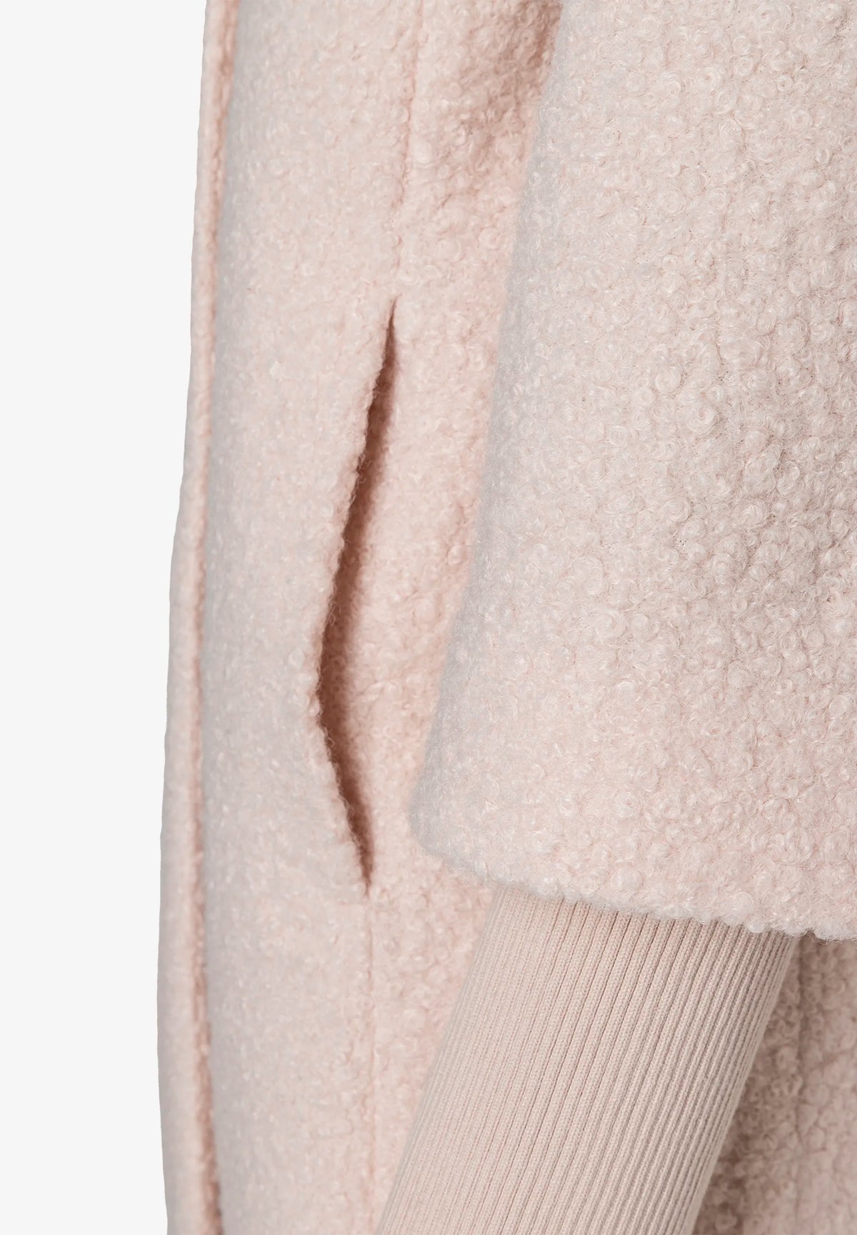 More &amp; More Powder Creme Women Short Coat with Stand-Up Collar SKU: 61147006_M0031 Image 04