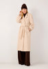 More & More Powder Creme Women Coat with Tie Belt SKU: 61147009_M0031 Image 01