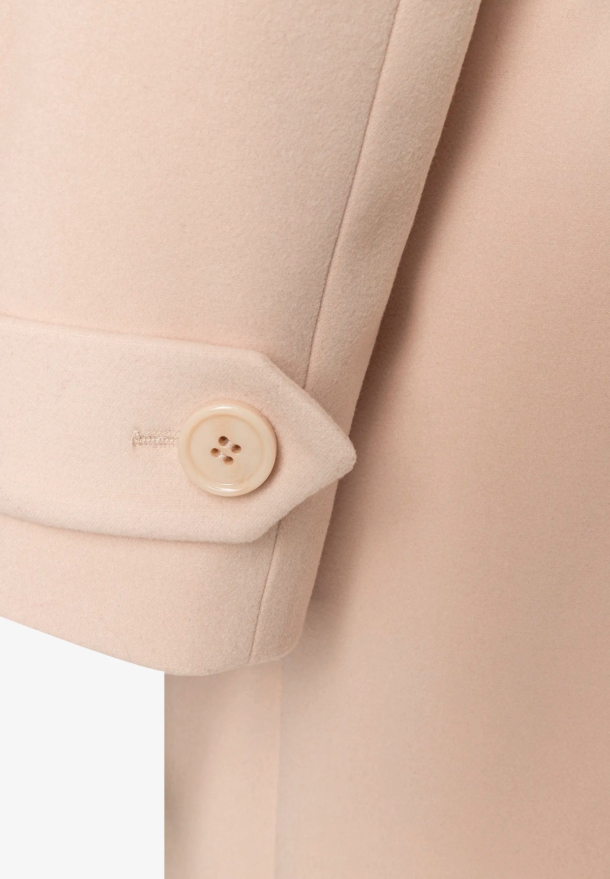 More &amp; More Powder Creme Women Coat with Faux Fur Collar SKU: 61147013_M0031 Image 05
