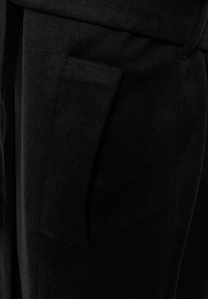 More &amp; More Black Women Coat with Faux Fur Collar SKU: 61147013_M0790 Image 06